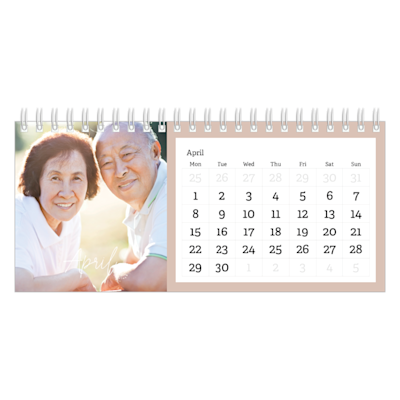 Example of page 4, Custom Desk Calendars, option 19