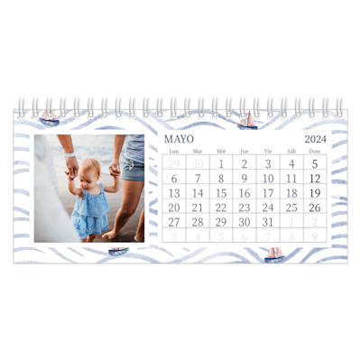 Ejemplo de página 5, Calendarios de escritorio personalizados, opción 21