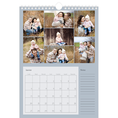 Exemple de page 1, Calendrier mural, option 10