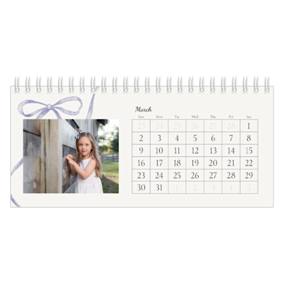 Example of page 3, Desk Calendars, option 13