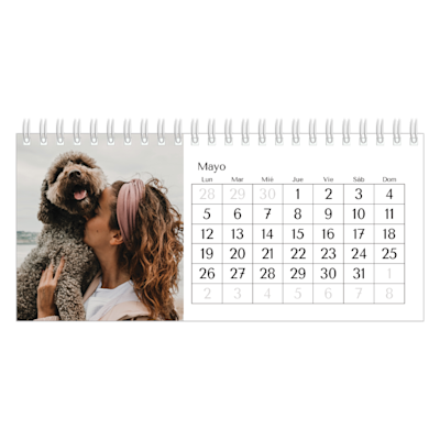 Ejemplo de página 5, Calendarios de escritorio personalizados, opción 24