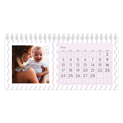 Exemple de page 2, Calendriers de bureau personnalisés, option 9
