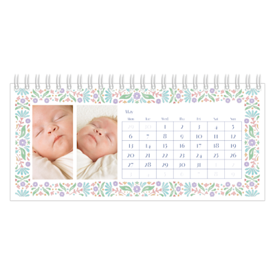Example of page 5, Custom Desk Calendars, option 20