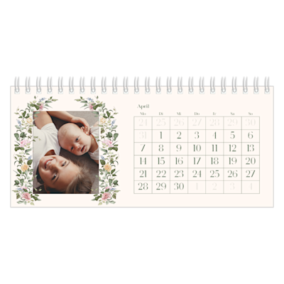 Beispiel für Seite 4, Tischkalender 2026, Option 24