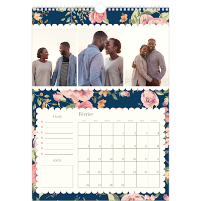 Exemple de page 2, Calendrier mural, option 21