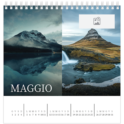 Esempio di pagina 5, Calendari da tavolo personalizzati, opzione 10