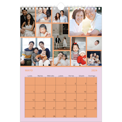Ejemplo de página 5, Calendarios de pared personalizados, opción 22