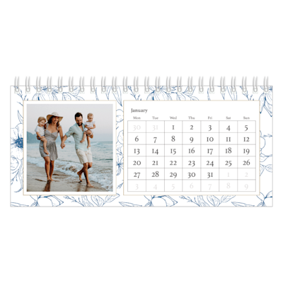 Example of page 1, Custom Desk Calendars, option 12