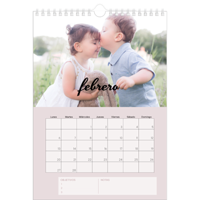 Ejemplo de página 2, Calendarios de pared personalizados, opción 7