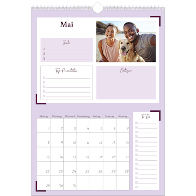 Beispiel für Seite 5, Wandkalender 2026, Option 23