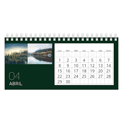 Ejemplo de página 4, Calendarios de escritorio personalizados, opción 21