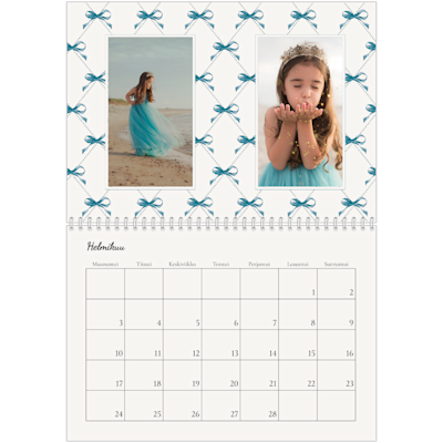 Esimerkki sivusta 2, Kiiltävät valokuvakalenterit, vaihtoehto 22