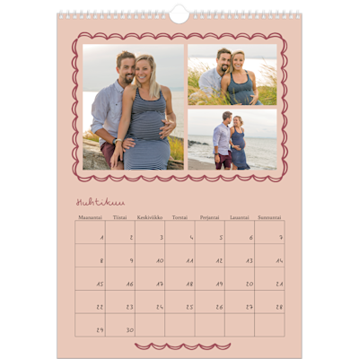 Esimerkki sivusta 4, Seinäkalenterit, vaihtoehto 20