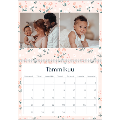 Esimerkki sivusta 1, Kiiltävät valokuvakalenterit, vaihtoehto 11