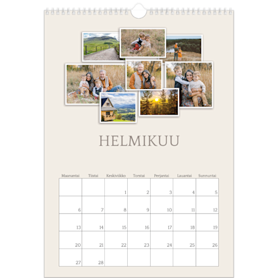 Esimerkki sivusta 2, Seinäkalenterit, vaihtoehto 19