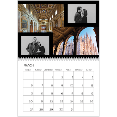 Example of page 3, Custom Wall Calendars, option 4