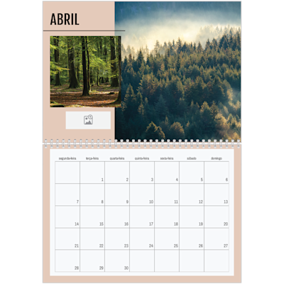 Exemplo de página 4, Calendários de parede, opção 15
