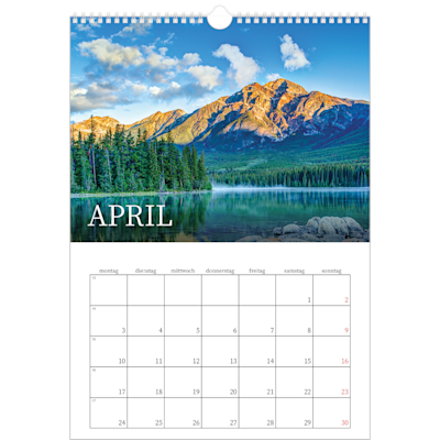 Beispiel für Seite 4, Wandkalender 2026, Option 8