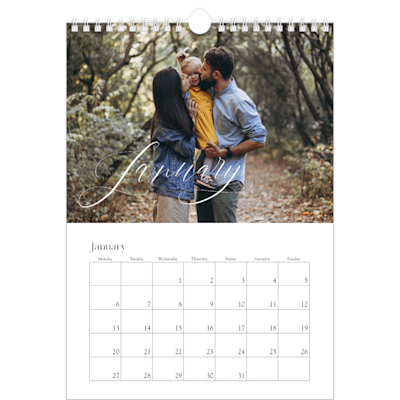 Example of page 1, Wall Calendars, option 7