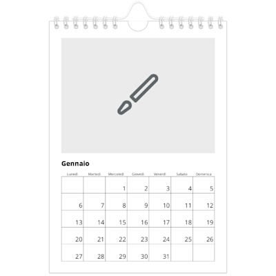 Esempio di pagina 1, Calendari da parete, opzione 1