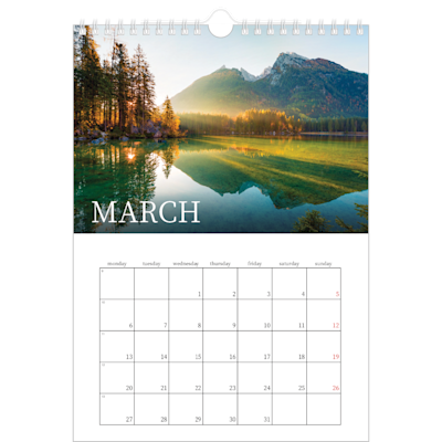 Example of page 3, Wall Calendars, option 6