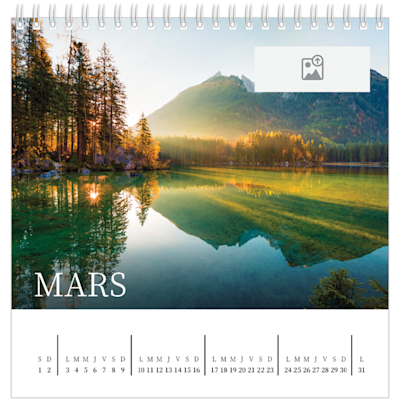 Exemple de page 3, Calendriers de bureau personnalisés, option 3