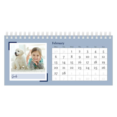 Example of page 2, Custom Desk Calendars, option 10
