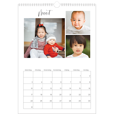 Voorbeeld van pagina 3, Wandkalenders 2026, optie 2