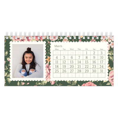 Example of page 3, Custom Desk Calendars, option 9