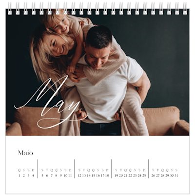 Exemplo de página 5, Calendários de mesa personalizados, opção 10