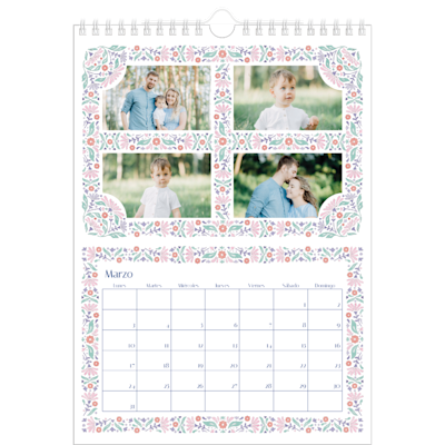 Ejemplo de página 3, Calendarios de pared personalizados, opción 24
