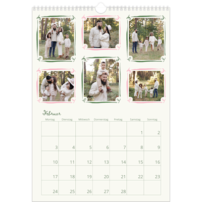 Beispiel für Seite 2, Wandkalender 2026, Option 16