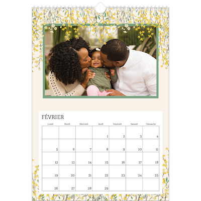 Exemple de page 2, Calendrier mural, option 12