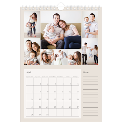 Exemplo de página 4, Calendários de parede, opção 11