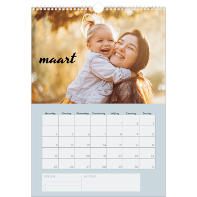 Voorbeeld van pagina 3, Wandkalenders 2026, optie 20