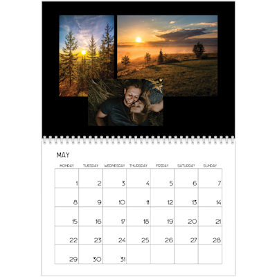 Example of page 5, Custom Wall Calendars, option 4