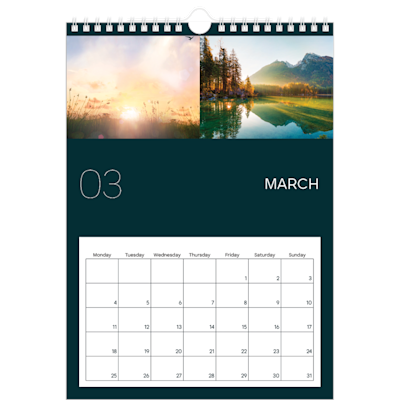 Example of page 3, Wall Calendars, option 7