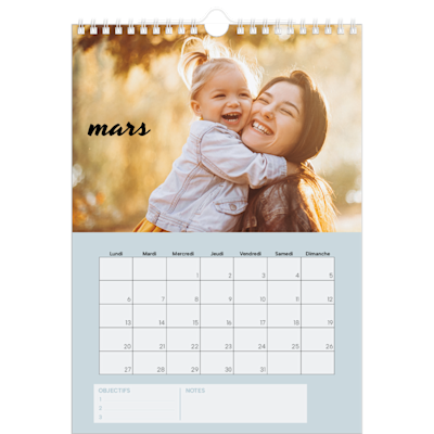 Exemple de page 3, Calendriers muraux, option 15