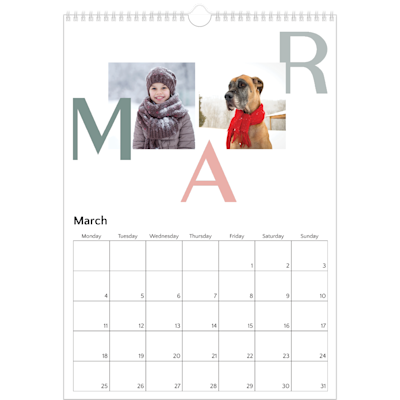 Example of page 3, Scattered Month, option 24