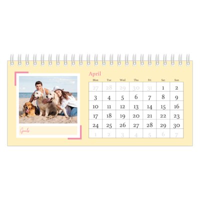 Example of page 4, Custom Desk Calendars, option 10