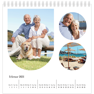 Beispiel für Seite 2, Tischkalender 2025, Option 18