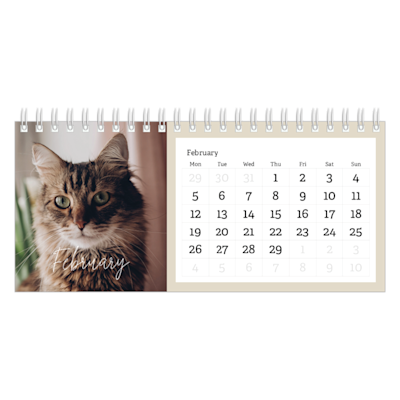 Example of page 2, Custom Desk Calendars, option 19