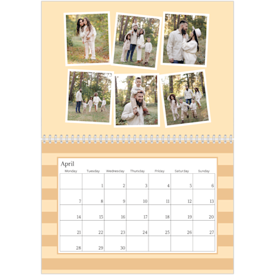 Example of page 4, Custom Wall Calendars, option 15