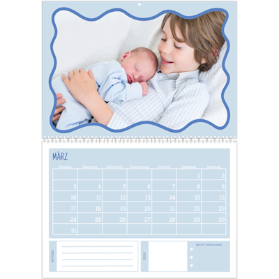 Beispiel für Seite 3, Wandkalender 2026, Option 22
