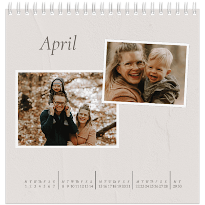 Example of page 4, Desk Calendars, option 24