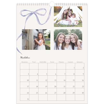 Esimerkki sivusta 3, Seinäkalenterit, vaihtoehto 16