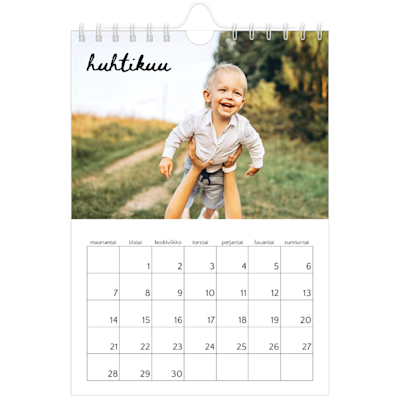 Esimerkki sivusta 4, Seinäkalenterit, vaihtoehto 3