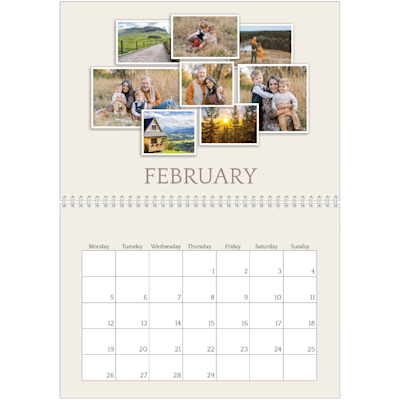 Example of page 2, Custom Wall Calendars, option 20