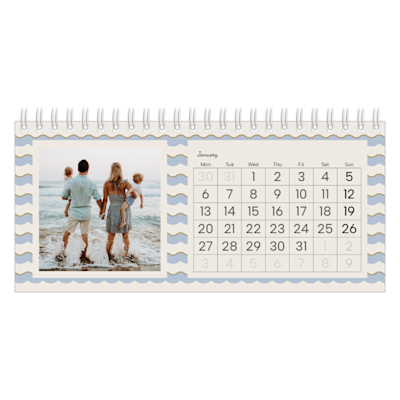 Example of page 1, Custom Desk Calendars, option 9