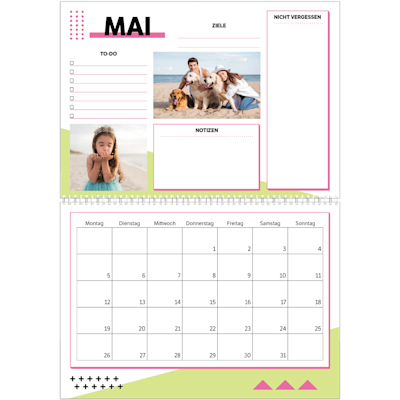 Beispiel für Seite 5, Wandkalender 2026, Option 17